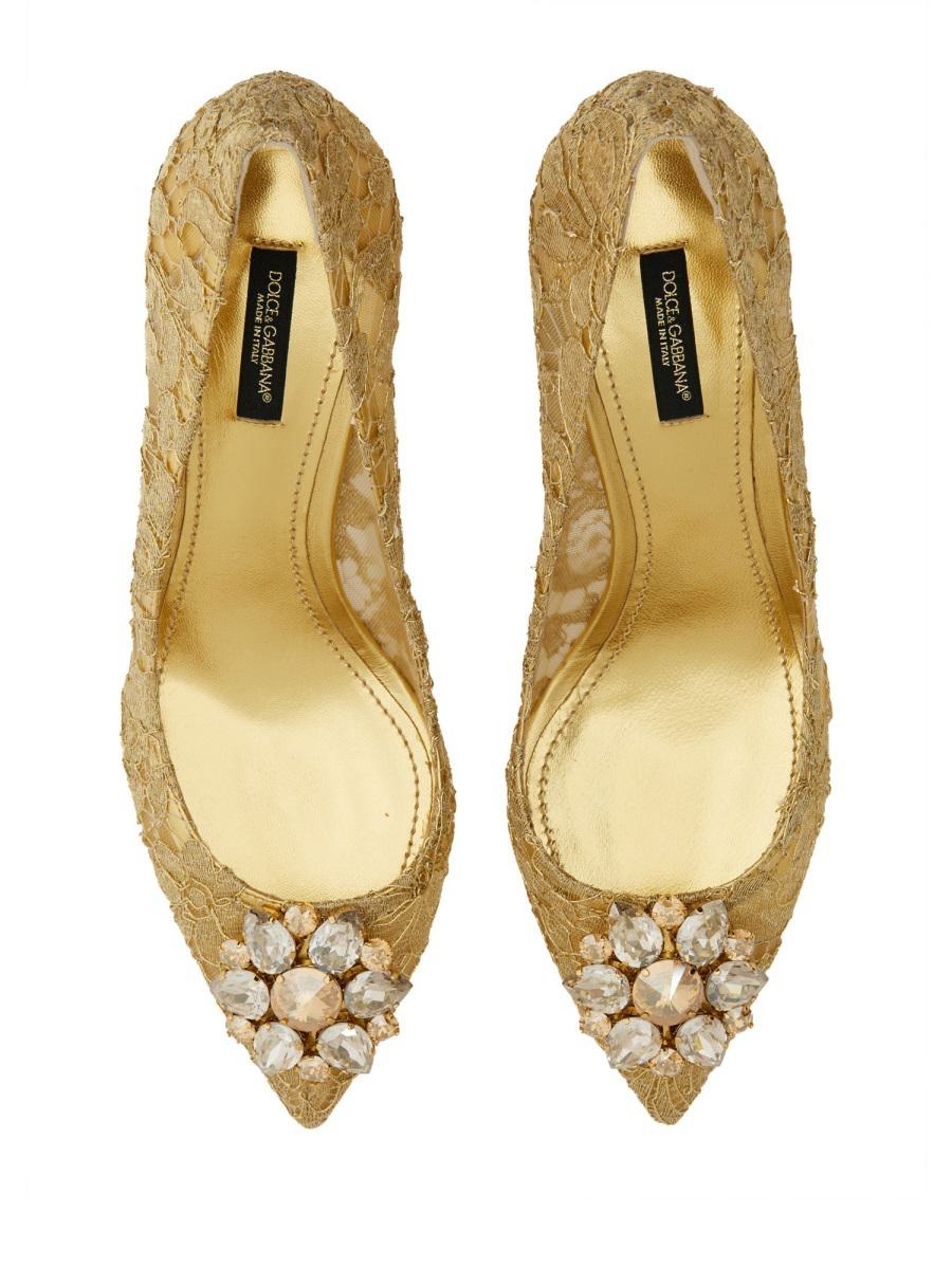 DOLCE & GABBANA TAORMINA LACE PUMPS - 2