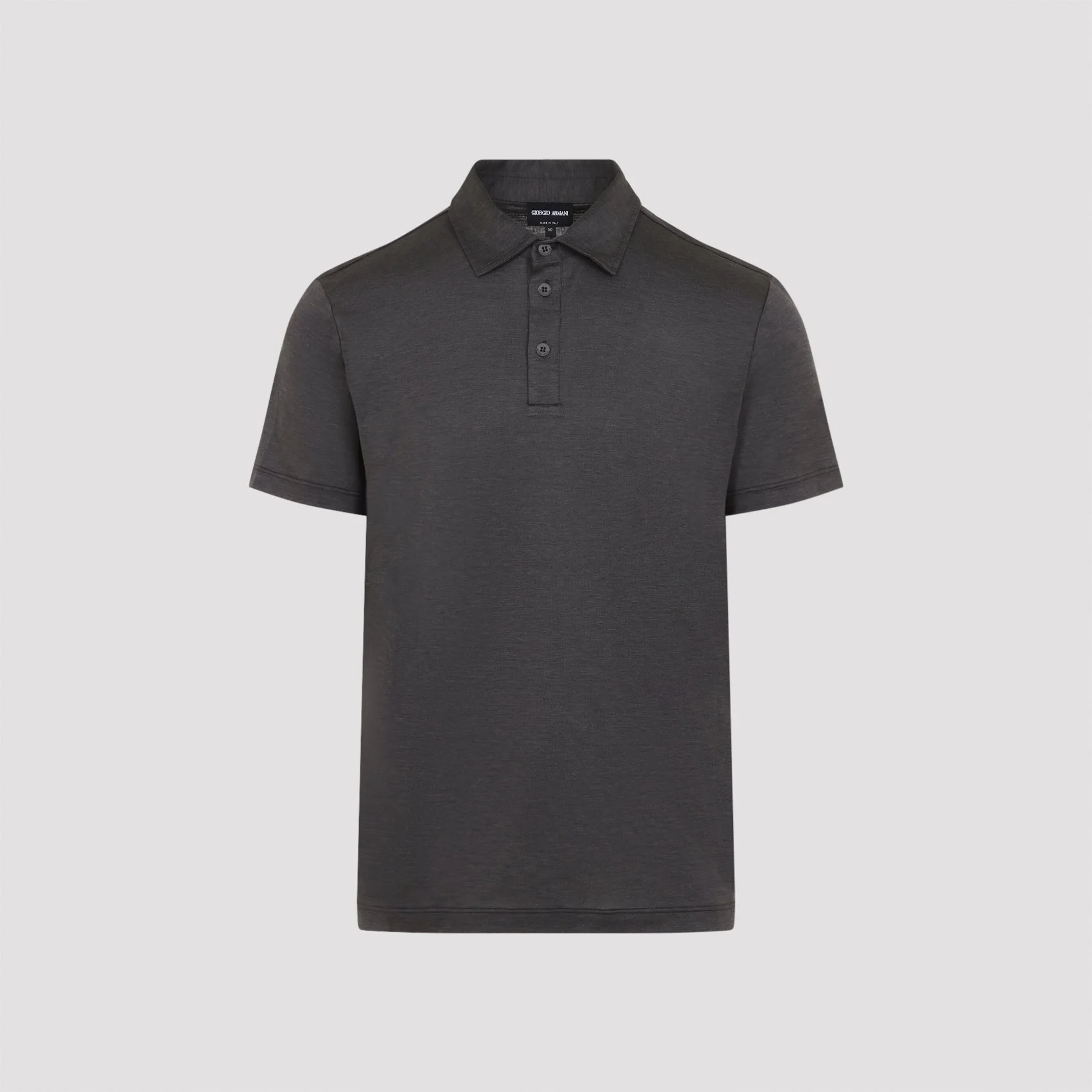 Giorgio Armani Silk and Cotton Polo - 1
