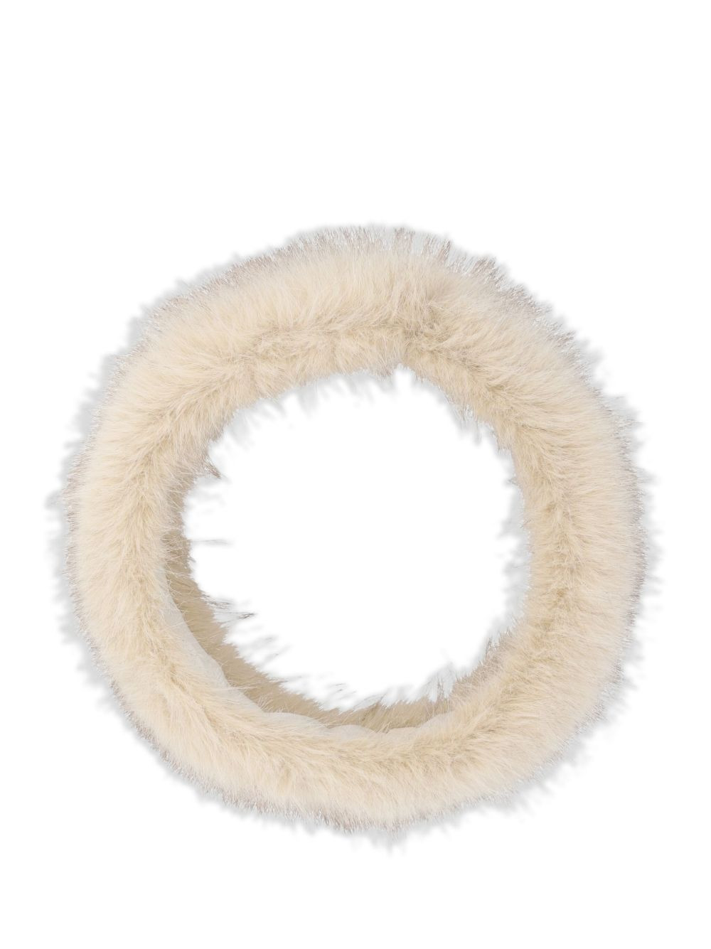 faux-fur logo-plaque hat - 3