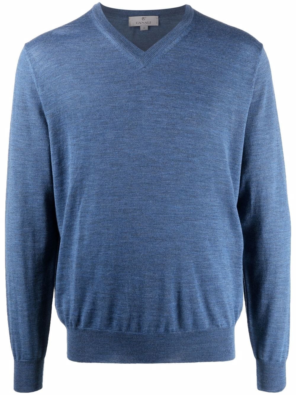 merino V-neck jumper - 1