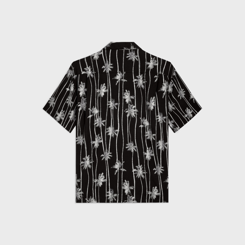 CELINE hawaiian shirt in printed viscose outlook