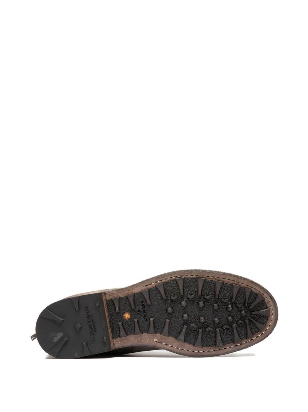 calf leather zip boots - 4