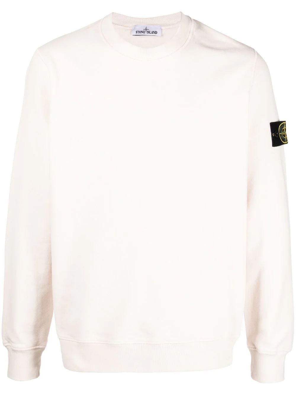 Compass-patch crew-neck sweatshirt - 1