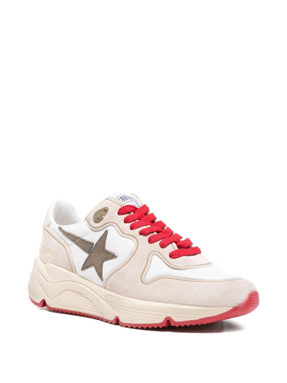 star-detail lace-up sneakers - 2