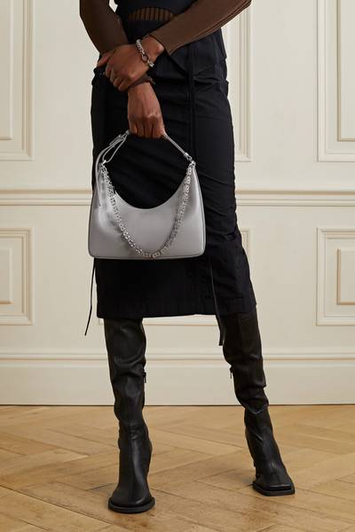 Givenchy Moon Cut small chain-embellished leather shoulder bag outlook