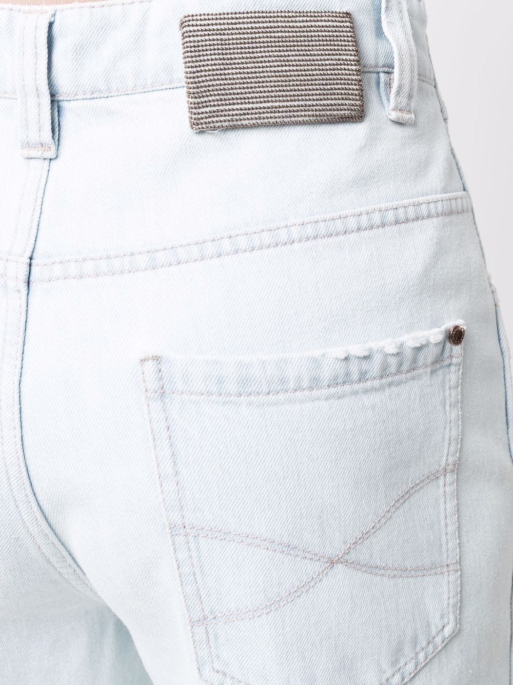 high-waist straight-leg jeans - 5