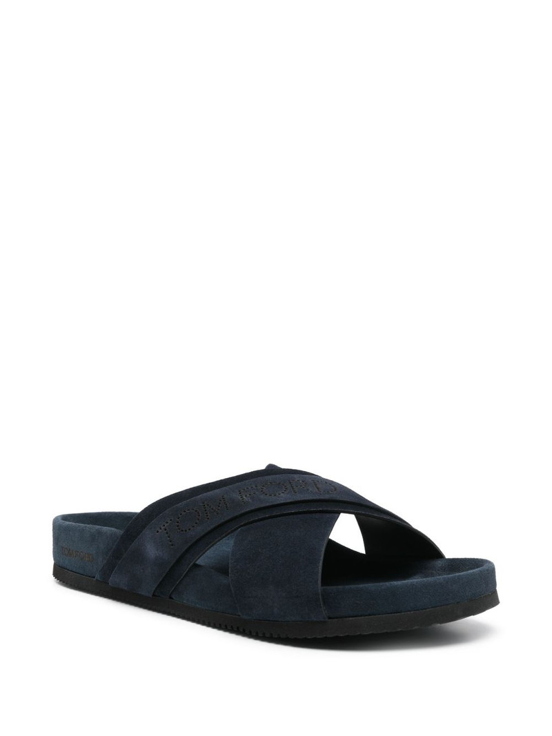 TOM FORD perforated-logo slides outlook