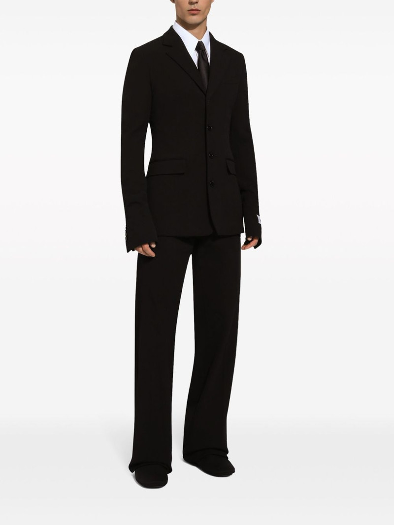 single-breasted cotton-blend blazer 3