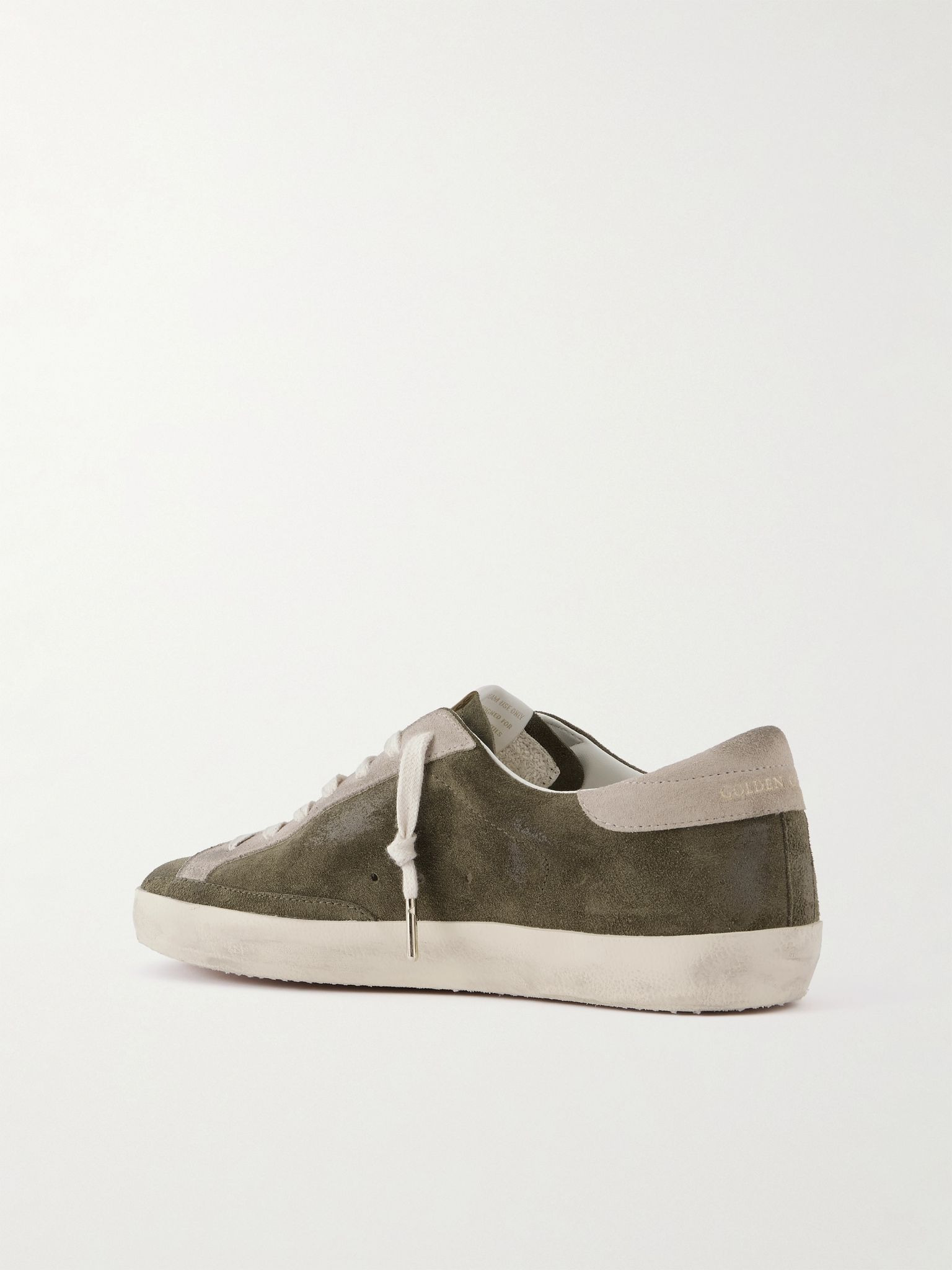 Super-Star Private EDT Distressed Suede Sneakers Green - 4