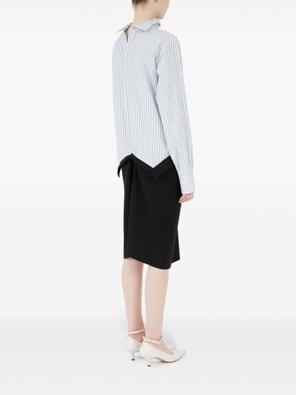 panelled midi dress - 4