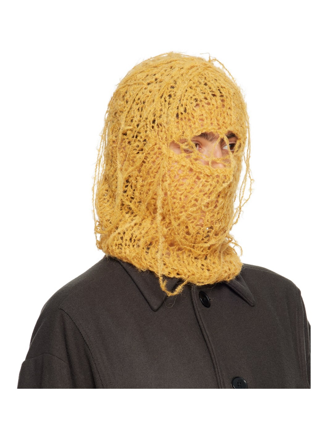 Yellow Loose Thread Balaclava - 2