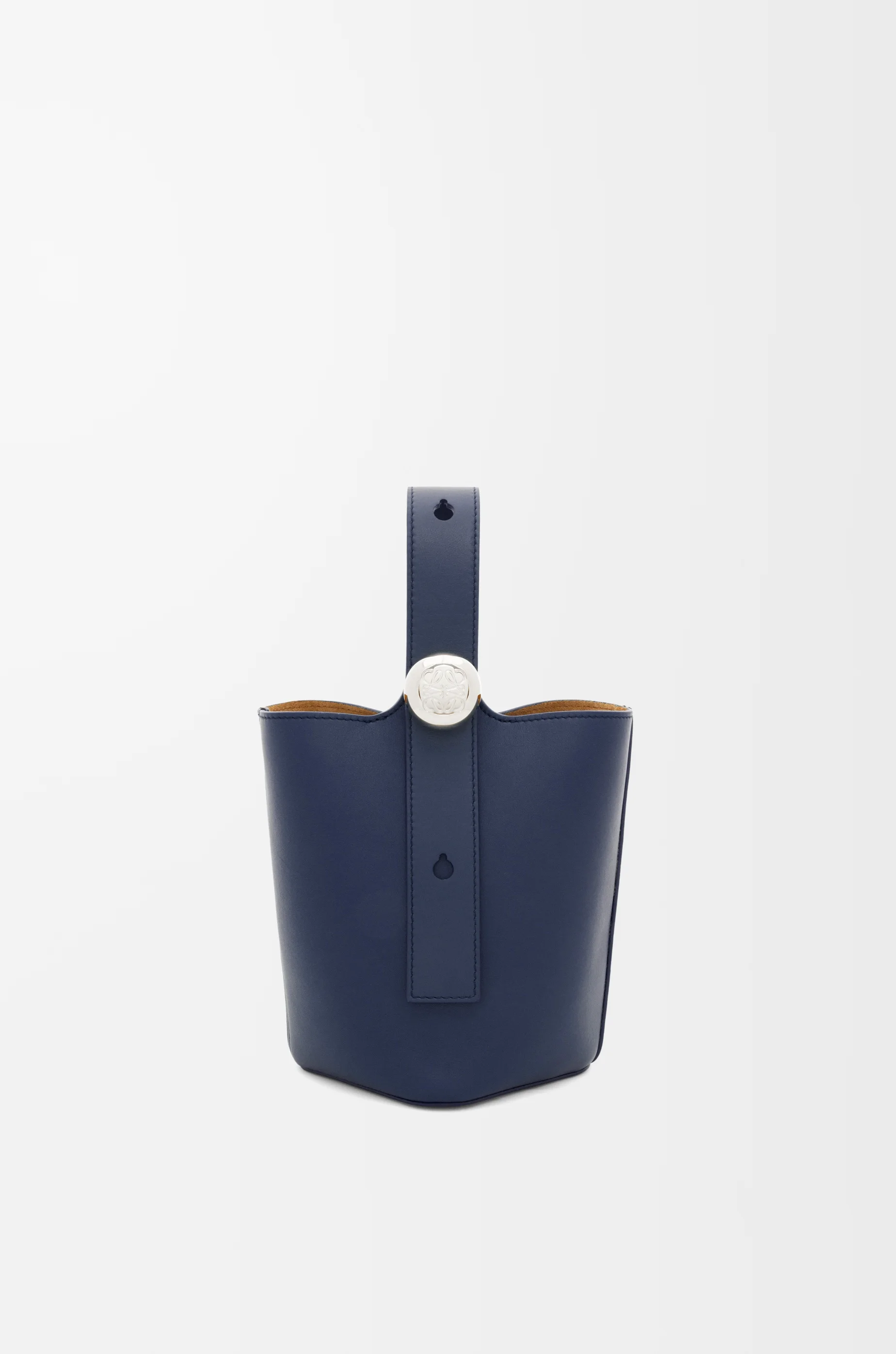 Mini Pebble Bucket bag in mellow calfskin - 1