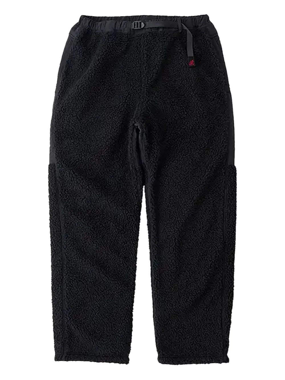 sherpa-effect belted trousers - 1