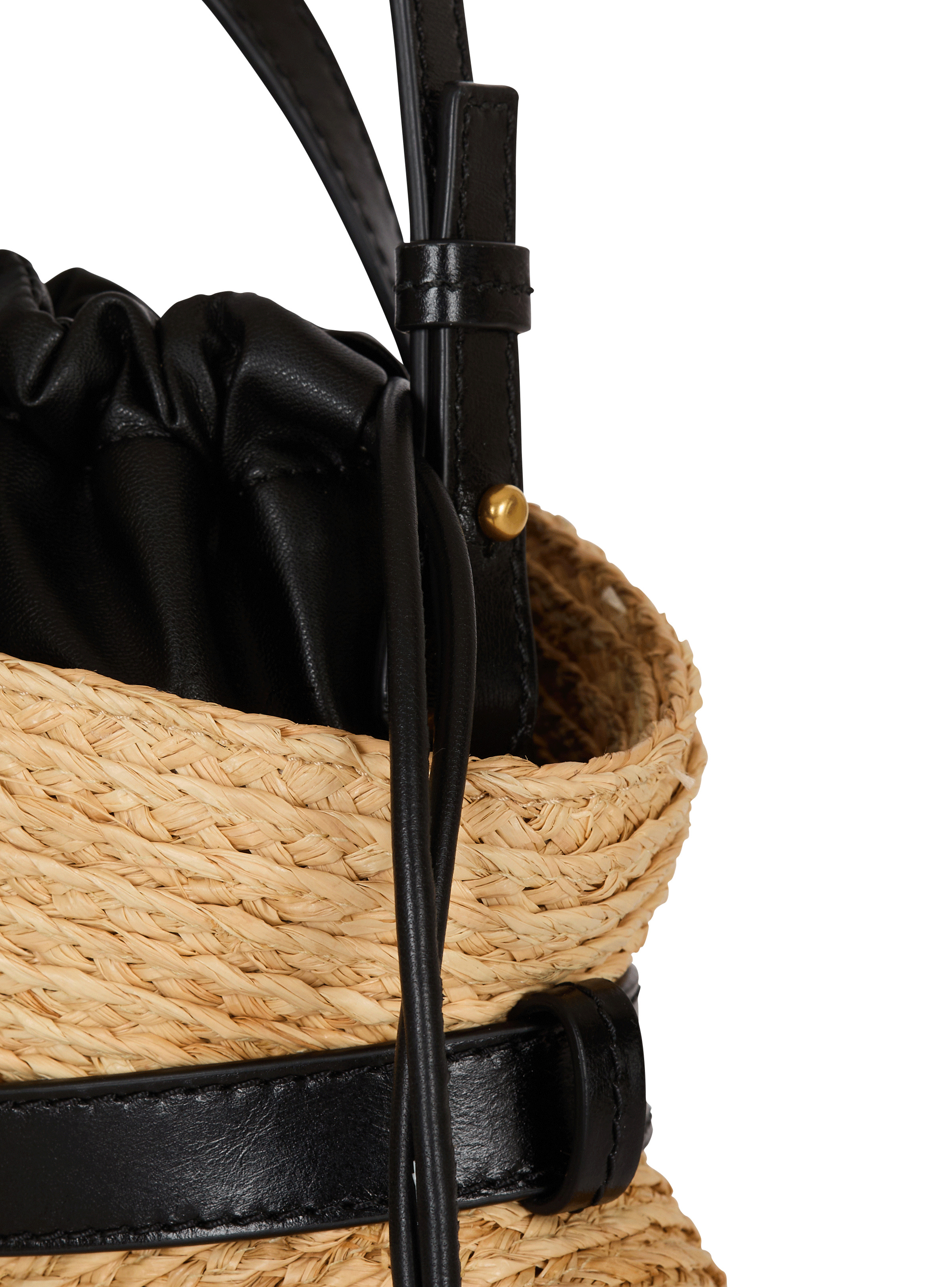 Shuffle Mini bag in raffia - 5