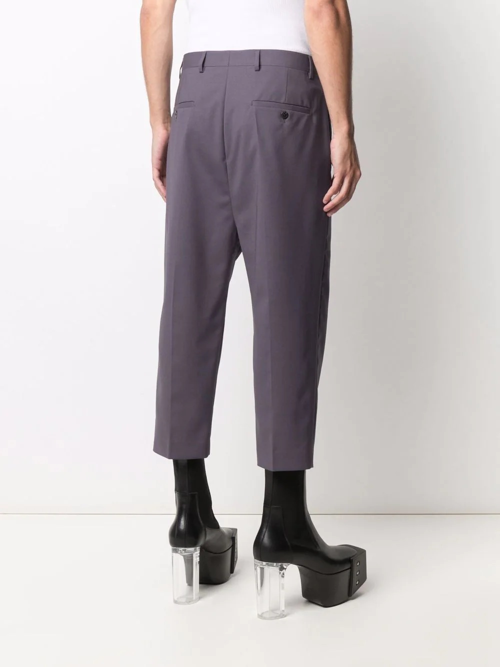 cropped tailored trousers - 4