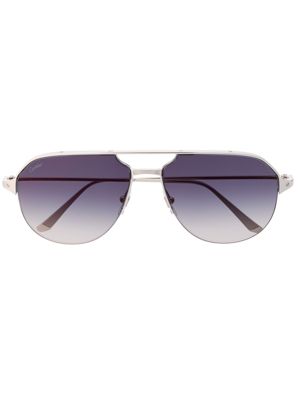 Santos de Cartier aviator-frame sunglasses - 1