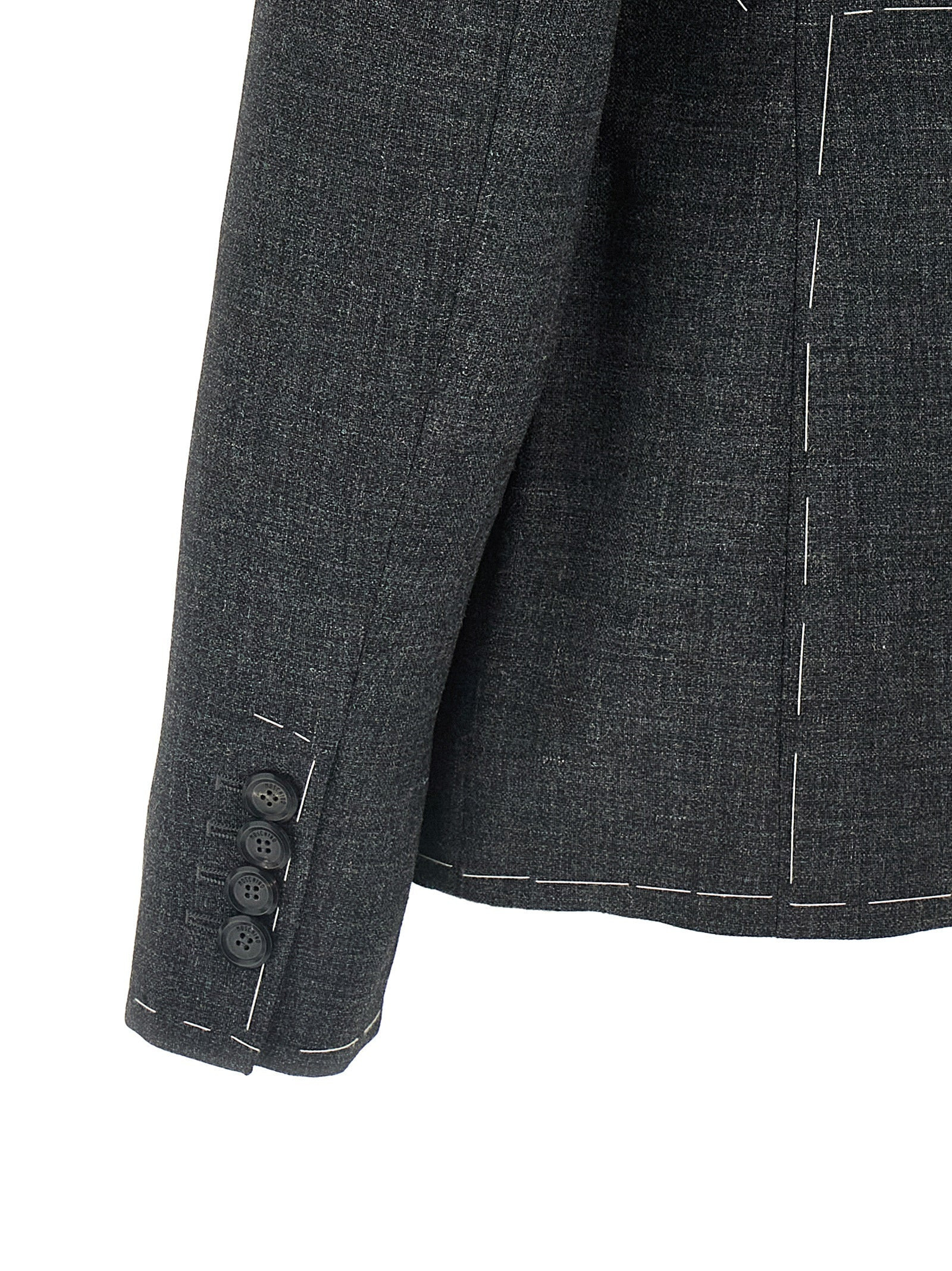Moschino Women Embroidered Canvas Blazer - 4