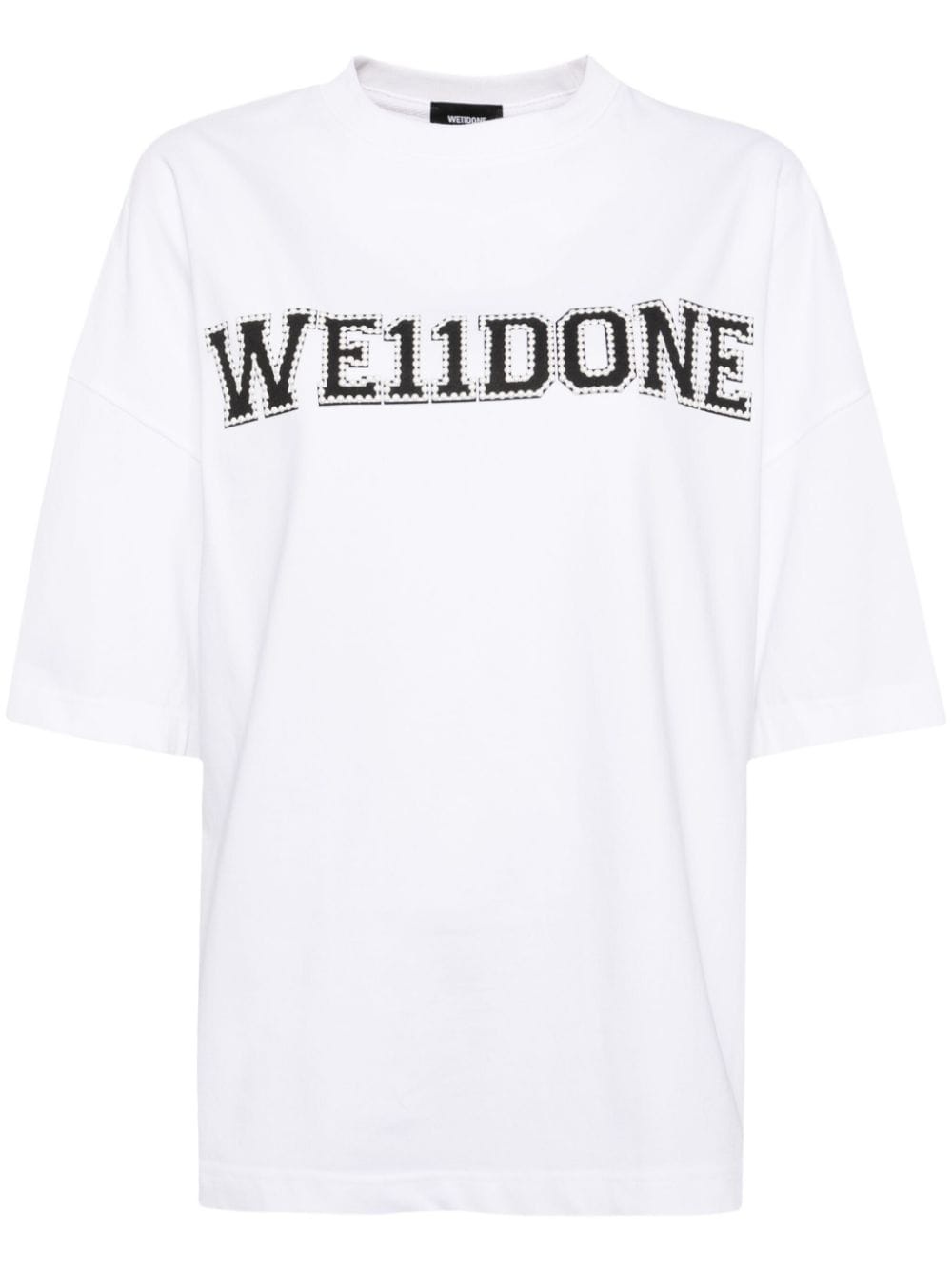 We11done Pearl Logo T-shirt | REVERSIBLE