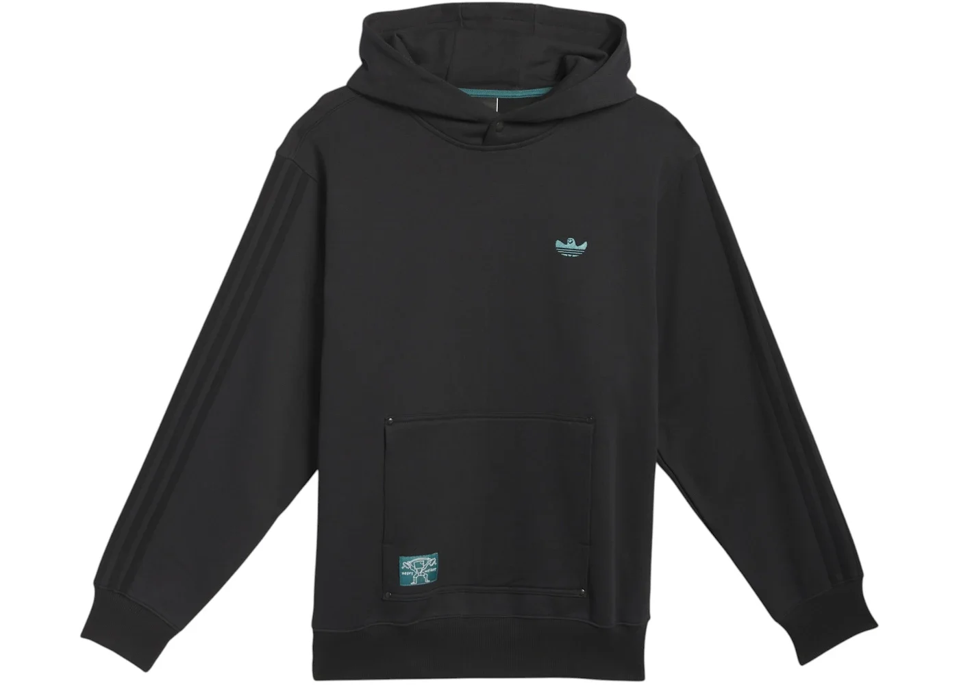 adidas Shmoofoil Heavyweight Hoodie Black - 1