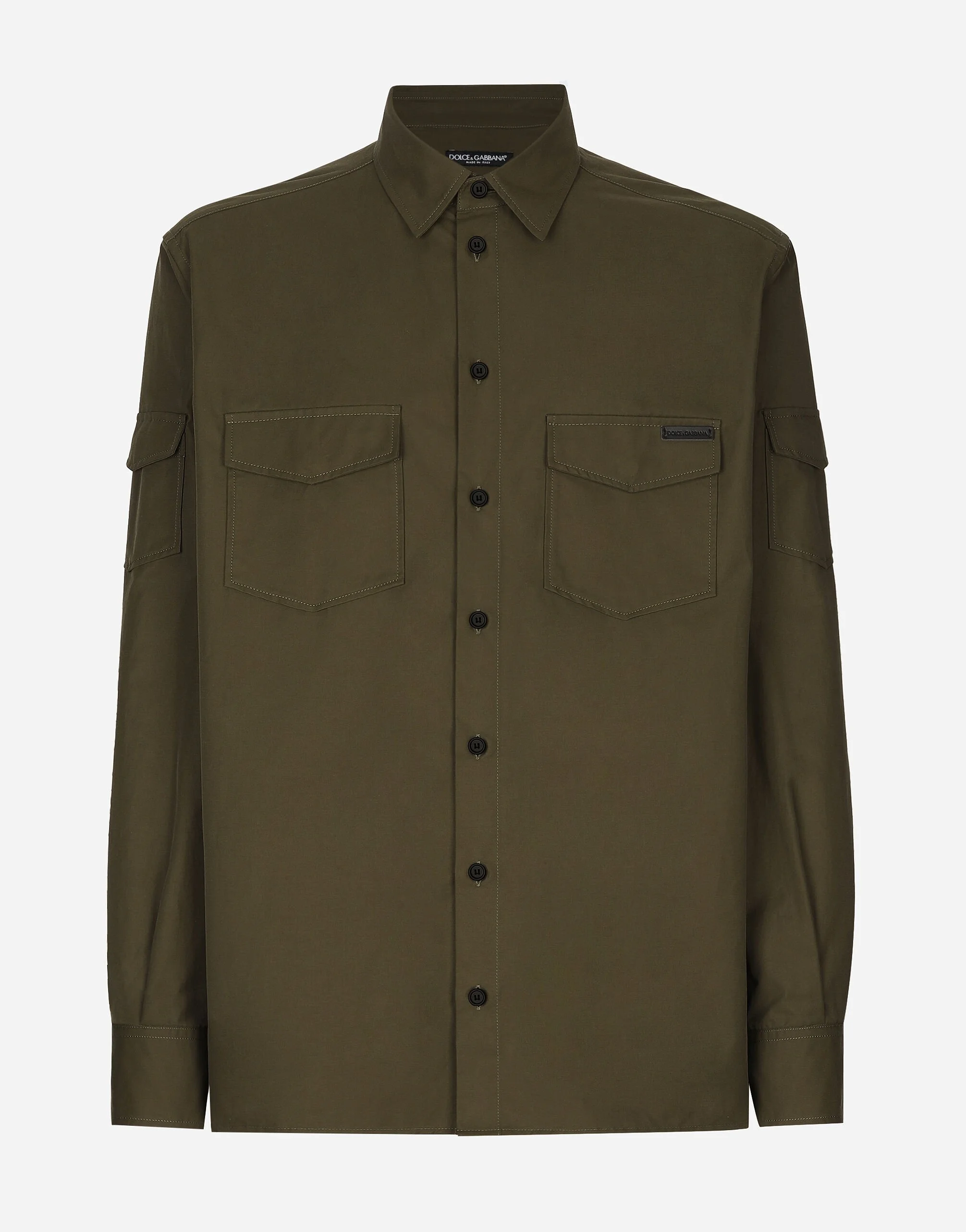 Technical fabric shirt with pockets - 1