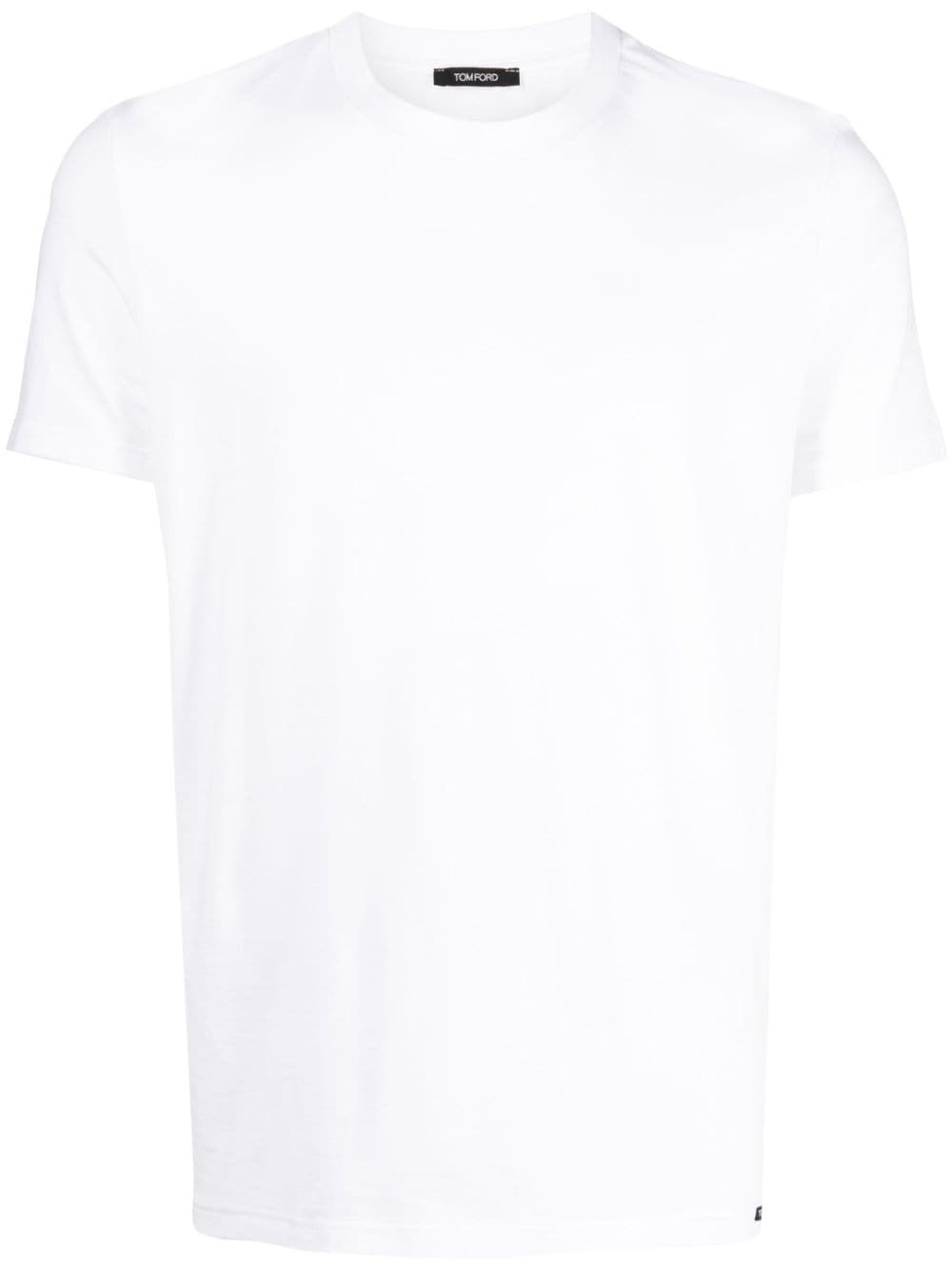 logo-appliqué jersey T-shirt - 1