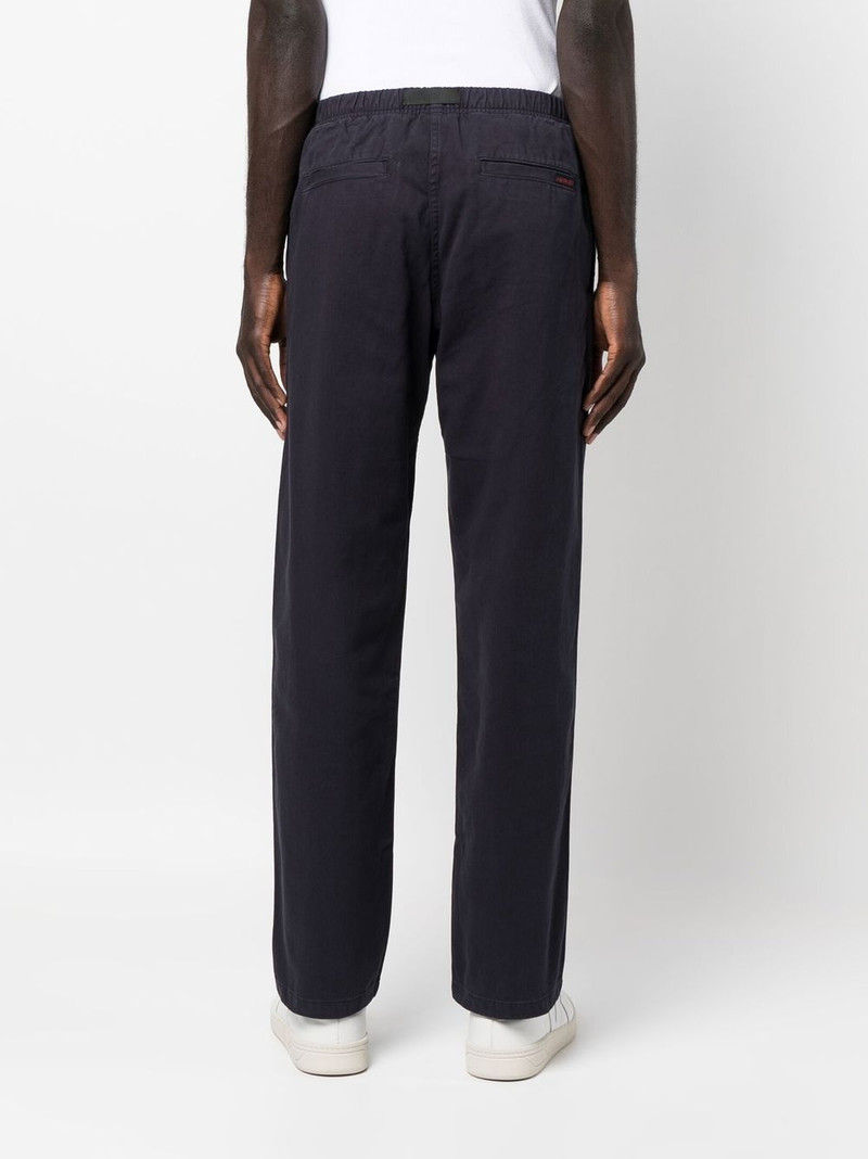 belted-waist straight-leg trousers 4