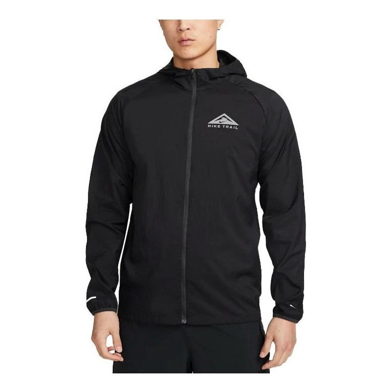 Nike Trail Aireez Lightweight Trail Running Jacket 'Black' DX6884-010 - 1
