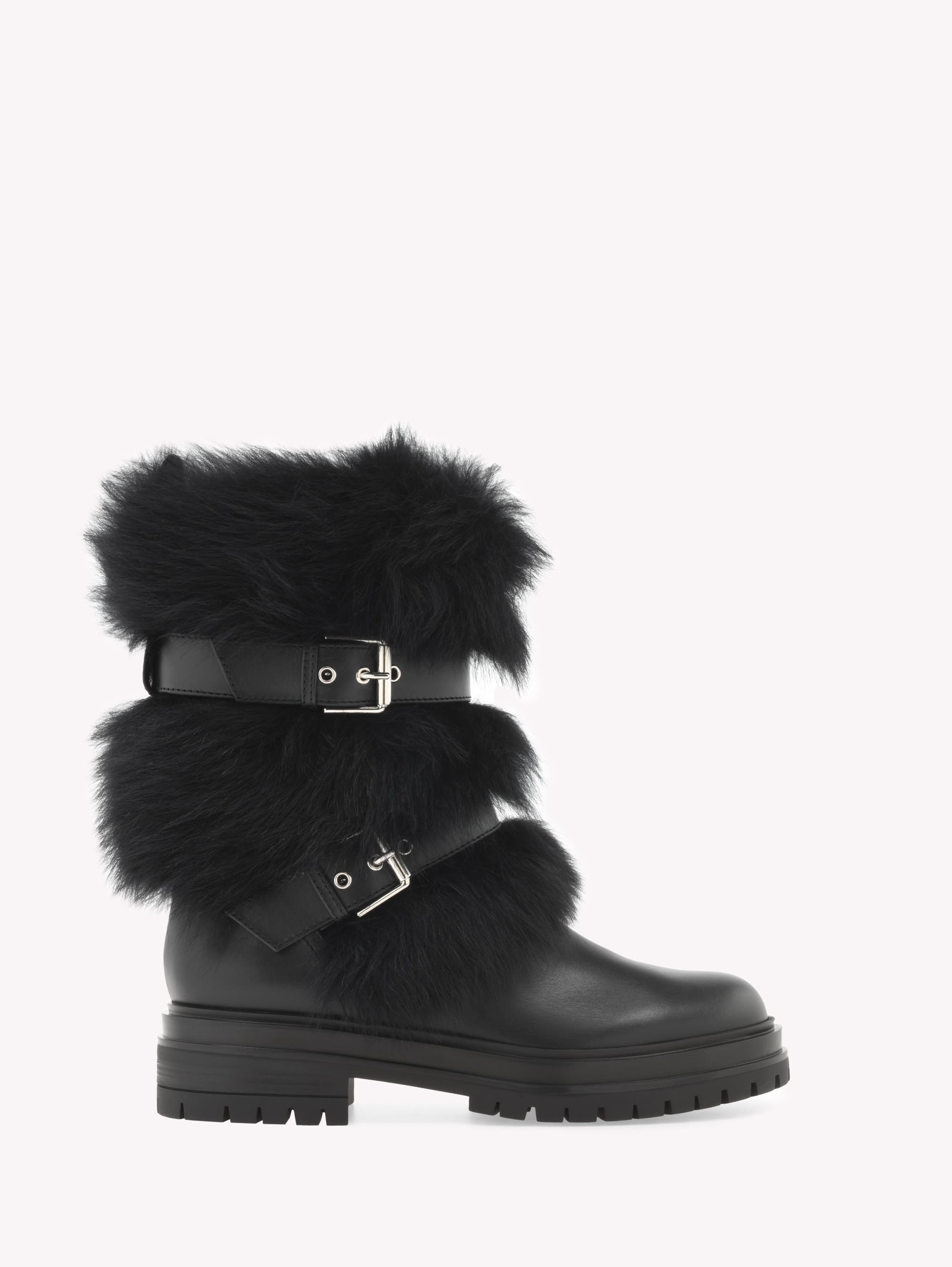 Gianvito Rossi Maverick Booties in Black at Nordstrom - 1