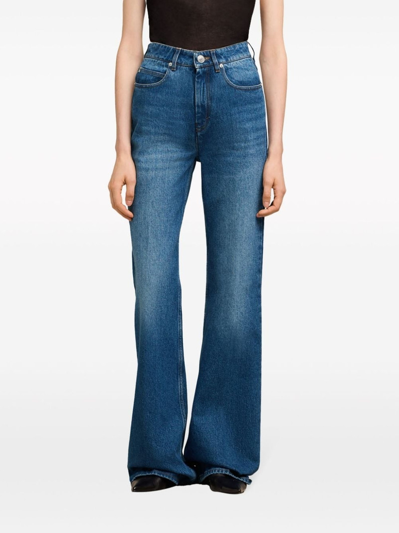 high-rise flared-leg jeans 5