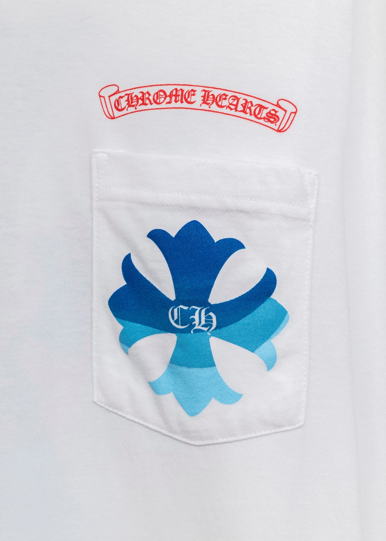 Chrome Hearts Harajuku Exclusive White Blue LS - 3