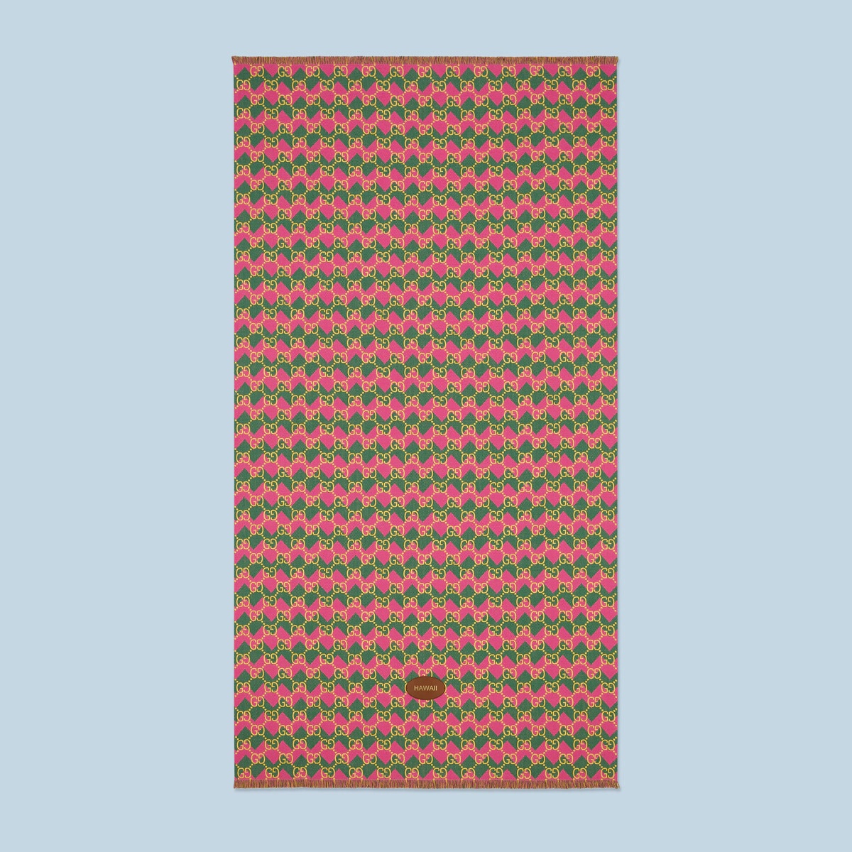 GG chevron cotton beach blanket - 1