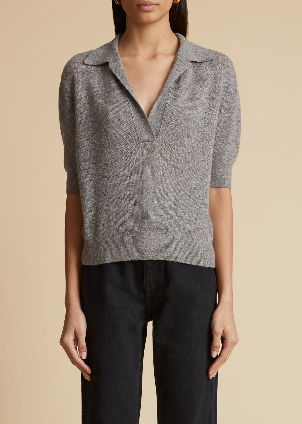 KHAITE Sierra Sweater in Grey