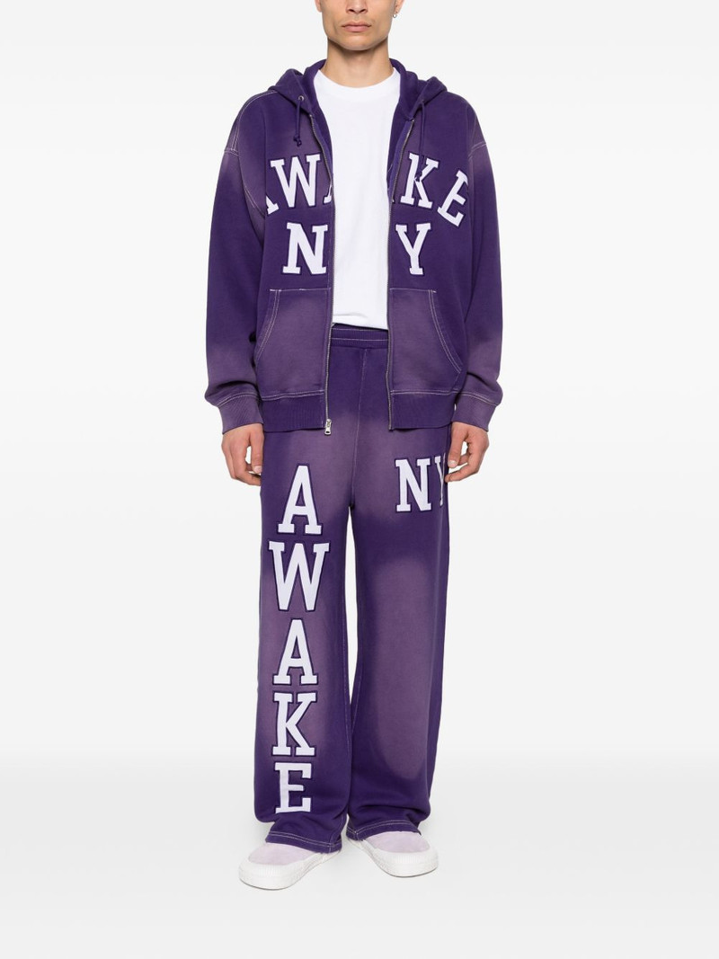 AWAKE NY letter-embroidered trousers outlook