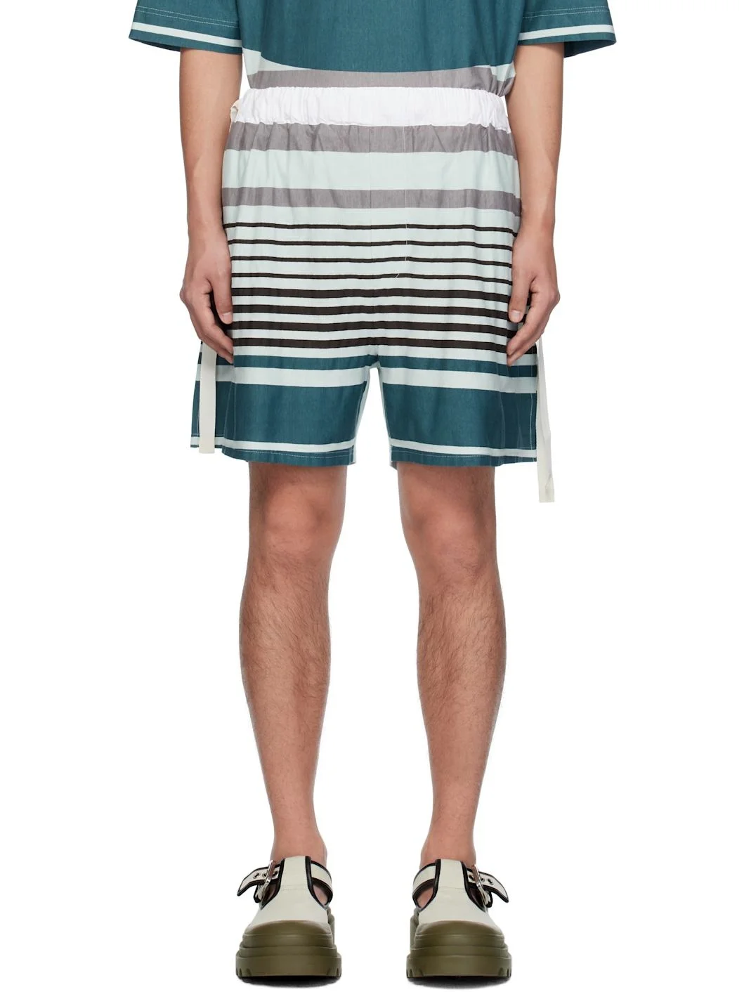 Blue Wave Shorts - 1