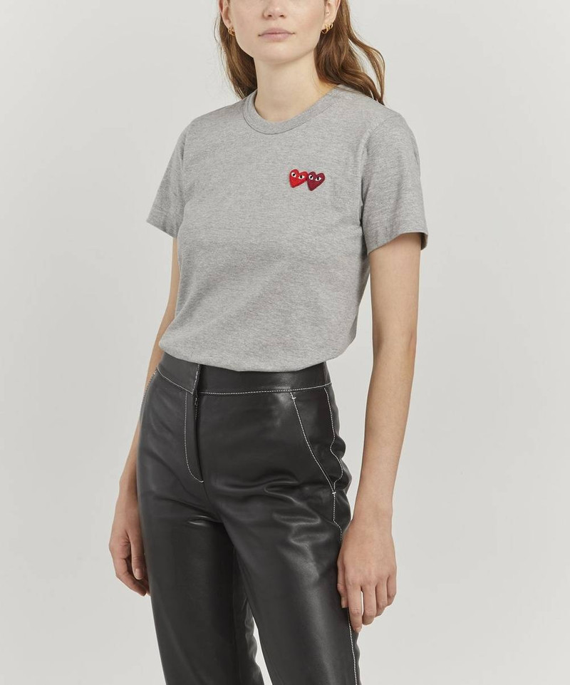Comme des Garçons PLAY Two Heart T-Shirt outlook