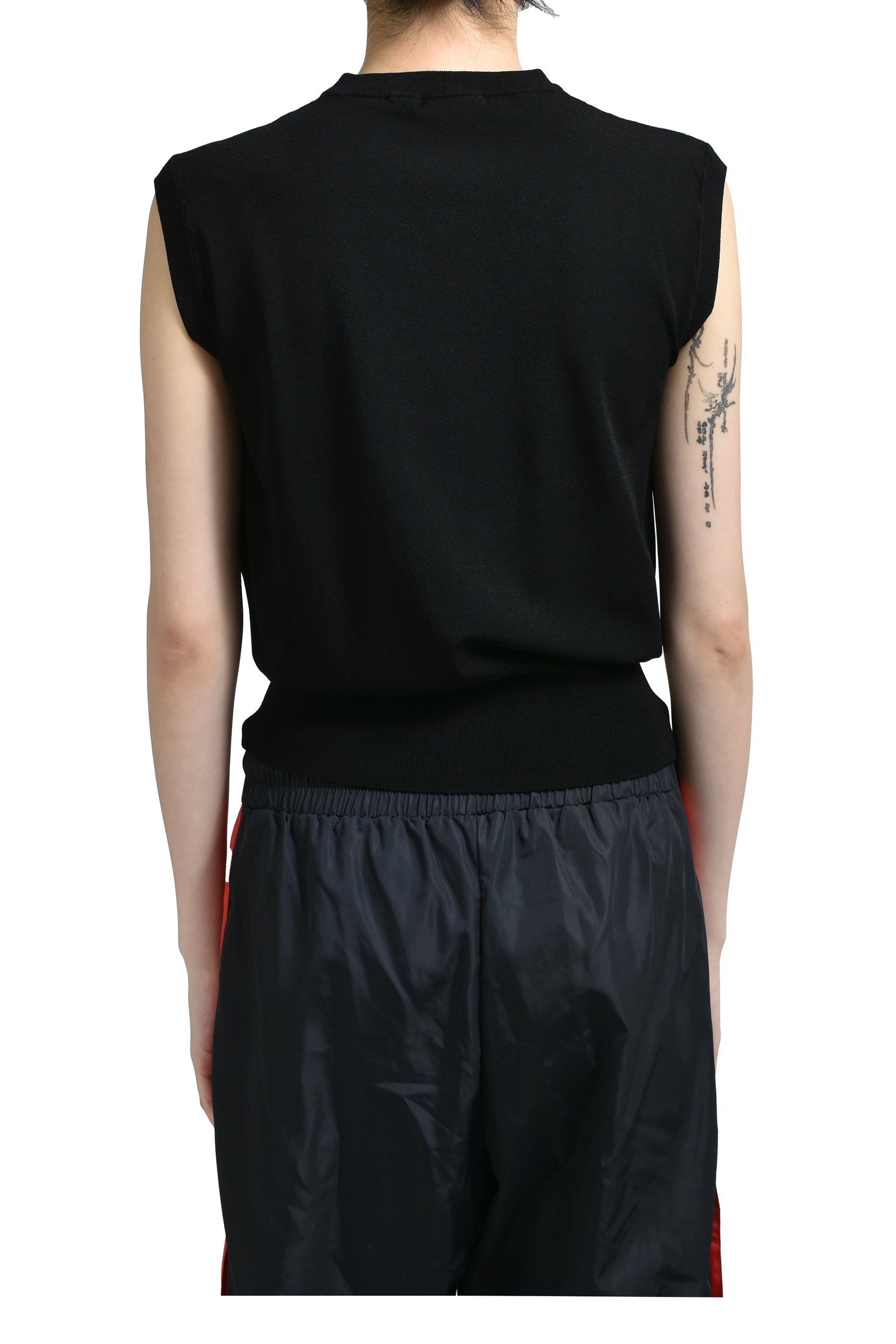 MINI VEST KNIT / BLK - 2