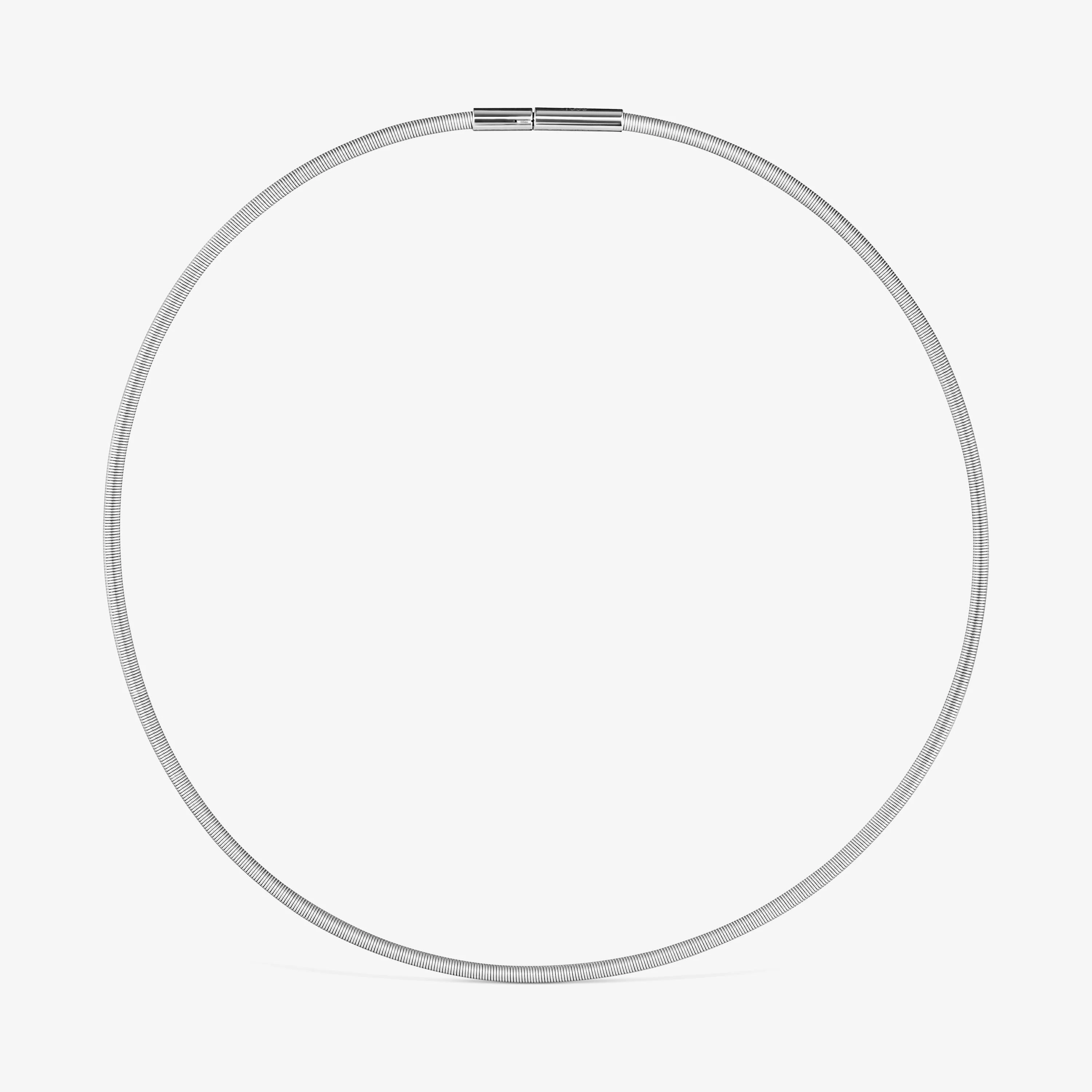 Mesh Tube steel Necklace 3 mm - 1