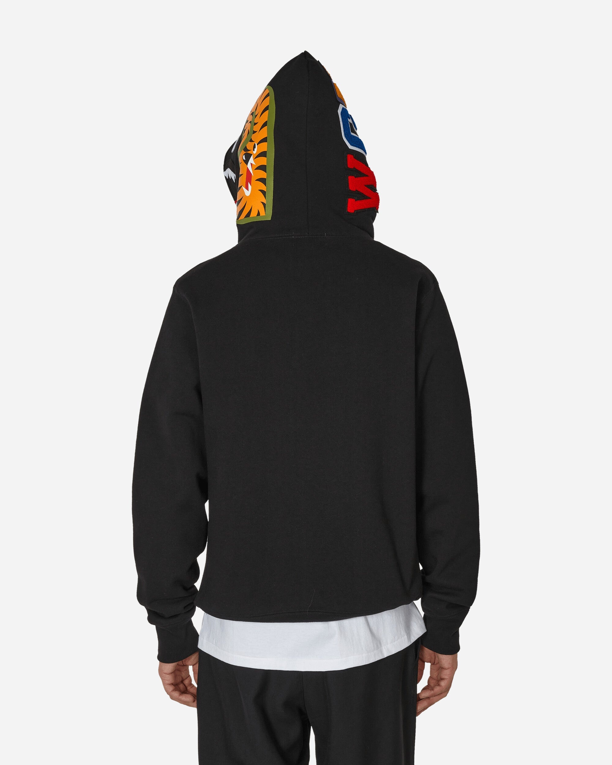 Shark Pullover Hoodie Black - 3