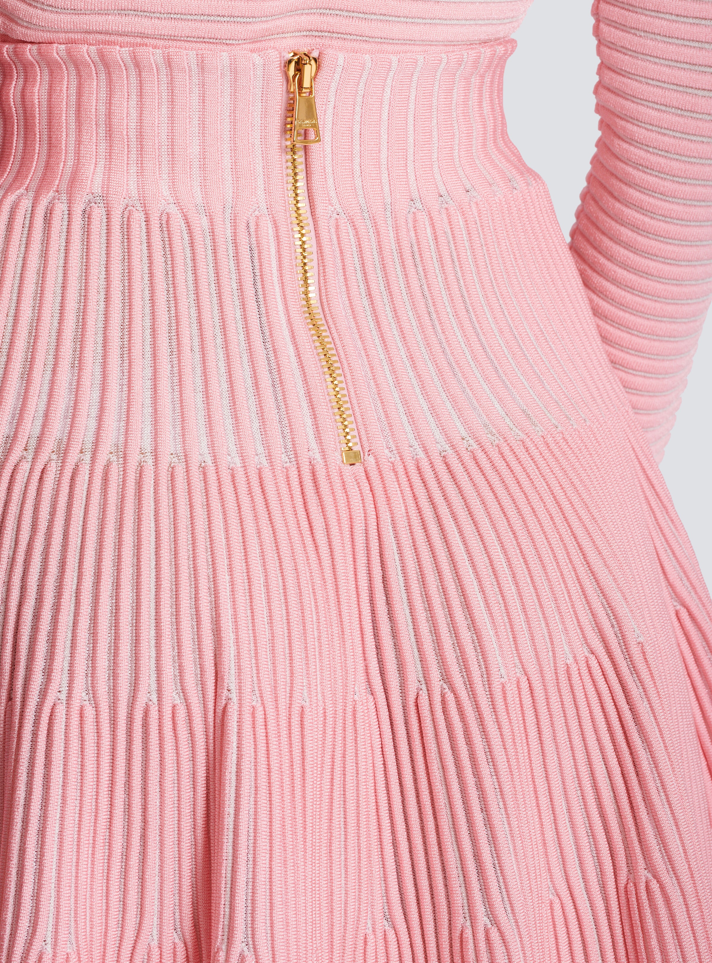A-line textured knit skirt - 6