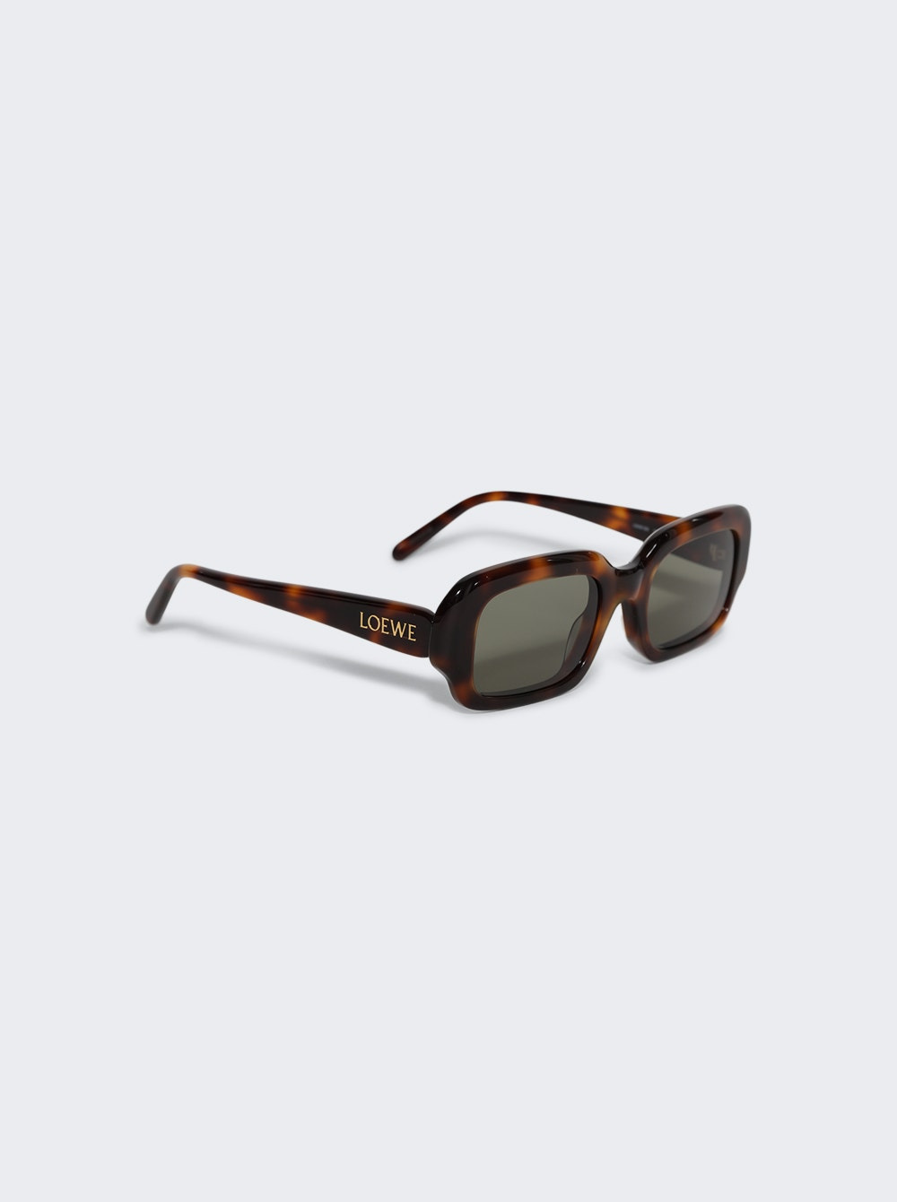 Slim Sunglasses Dark Havana And Green - 4
