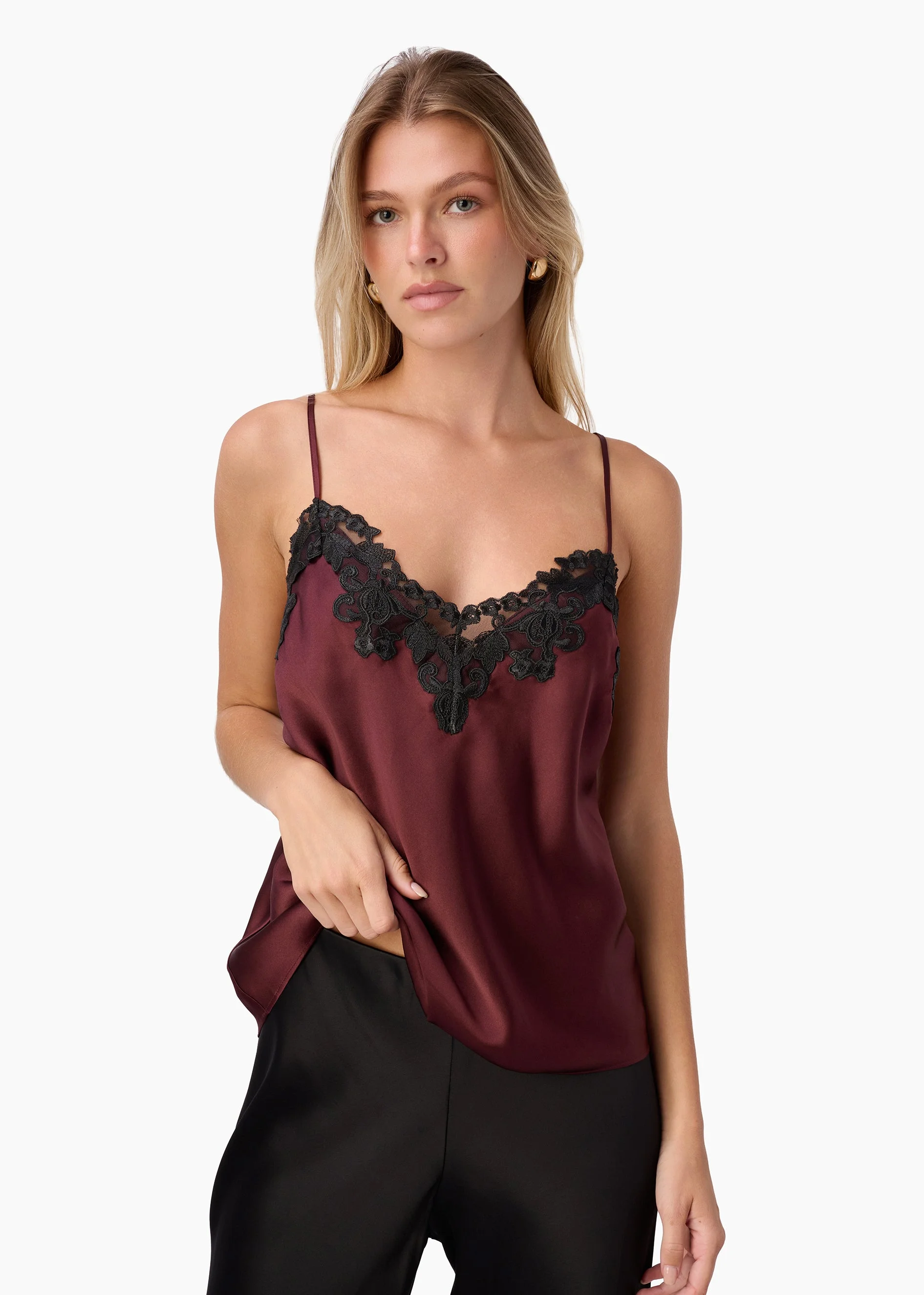 ANDRIA CAMISOLE CRANBERRY - 1