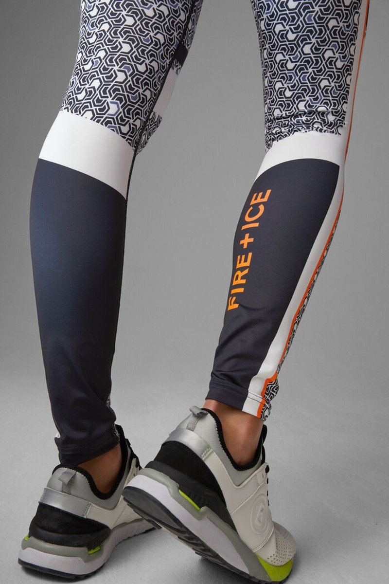 Christin Tights in Navy blue/White 5