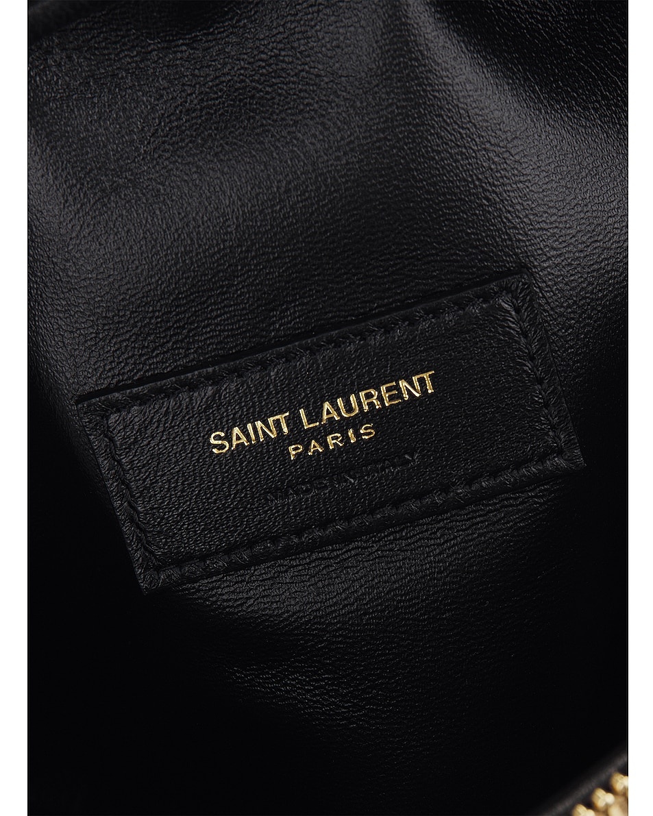 SAINT LAURENT Gaby Zipped Pouch With Chain Bag | forward