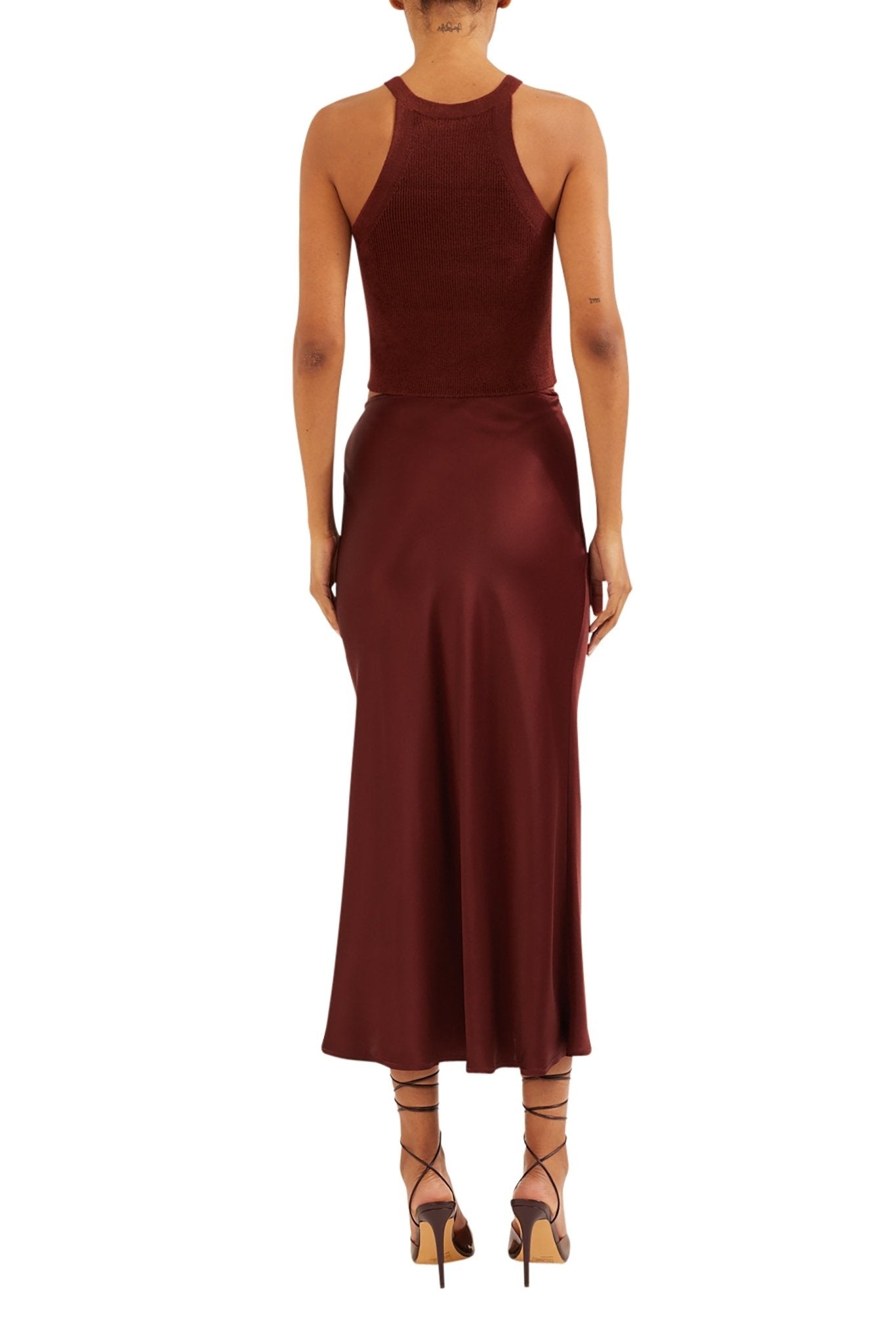 Chenille Cropped Tank Top - 2
