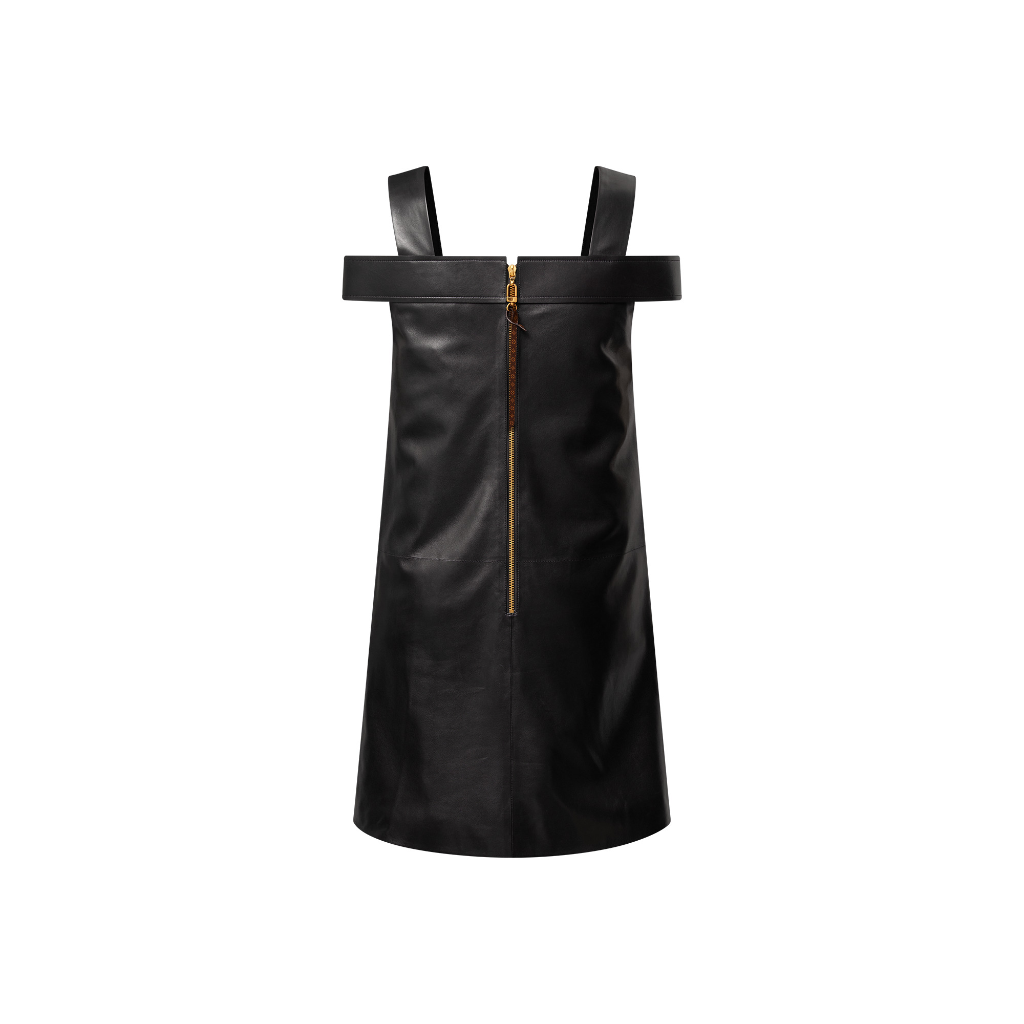 Leather Dress With Strap And Buckle - 3