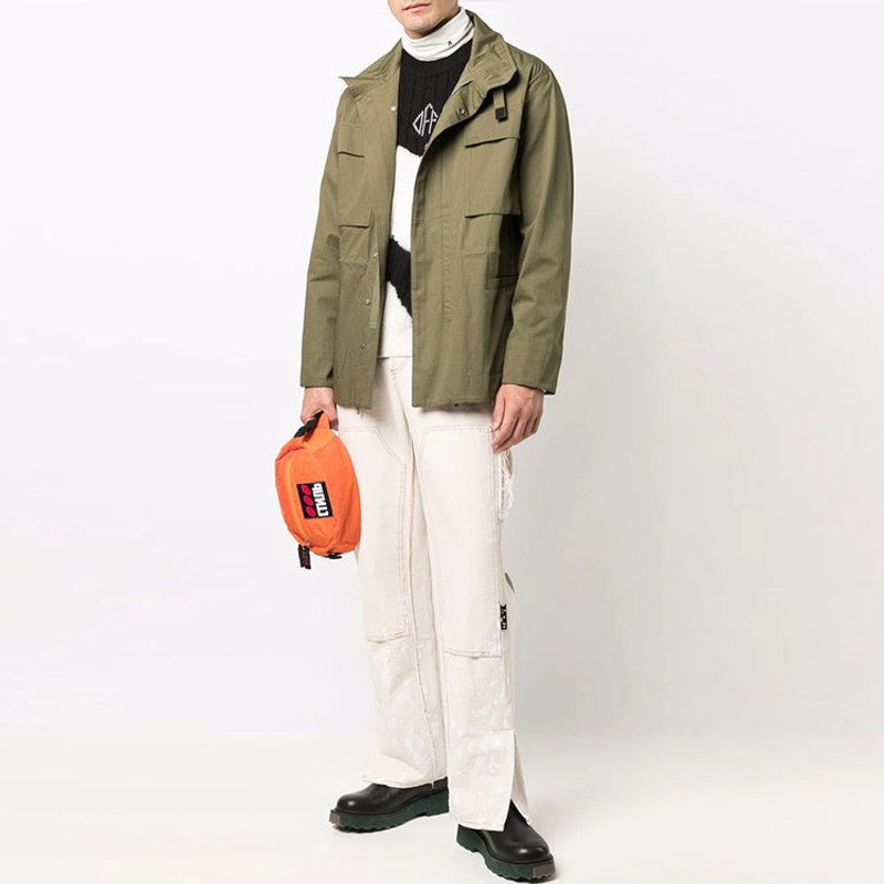 Off-White Off-White FW21 Arrow Pattern Jacket Version Green OMEL021F21FAB0025555 outlook