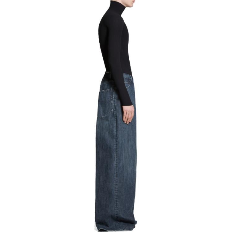Balenciaga Double Side Pants 'Dark Blue' 767983TNW654445 - 6