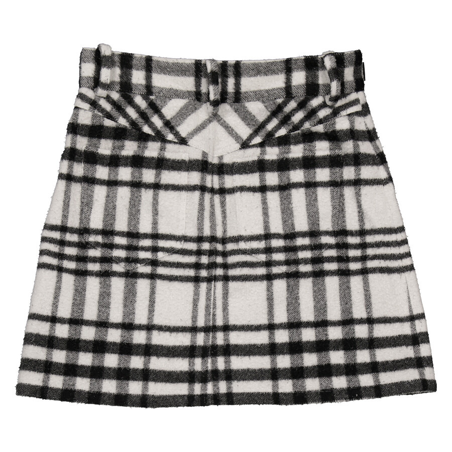 JW Anderson Padlock Detailed Checked Mini Skirt - 7