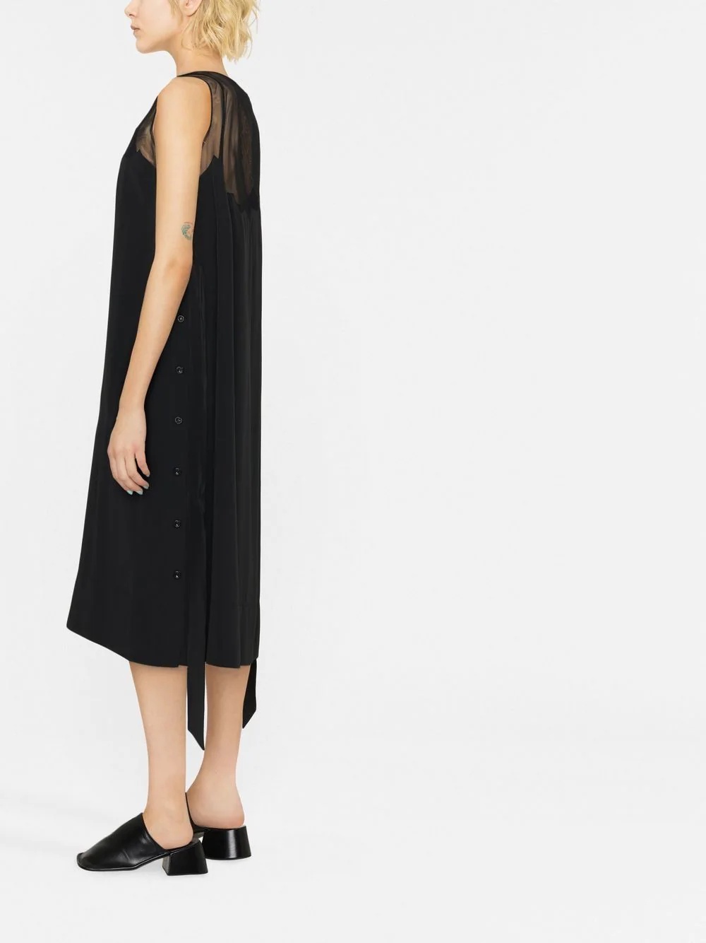 sleeveless midi dress - 3