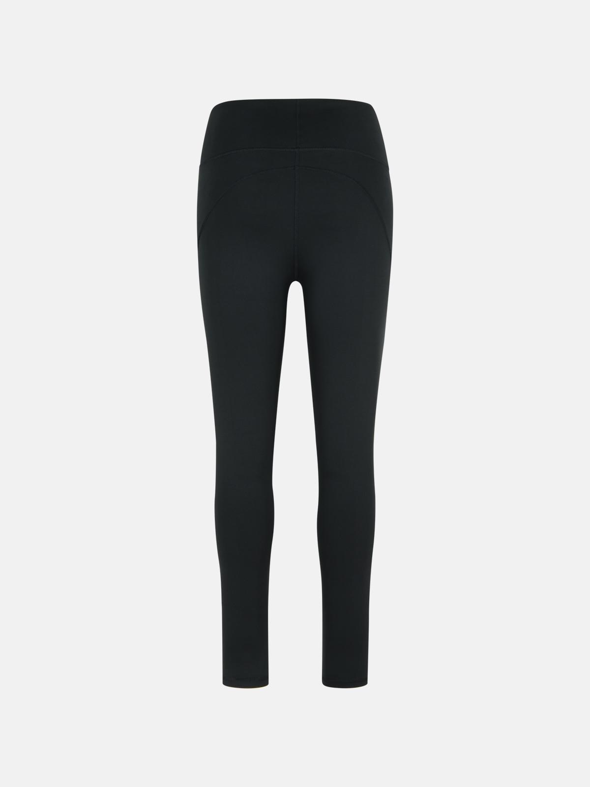 TRAINING LEGGINGS IN BLACK POLYESTER BLEND - 3